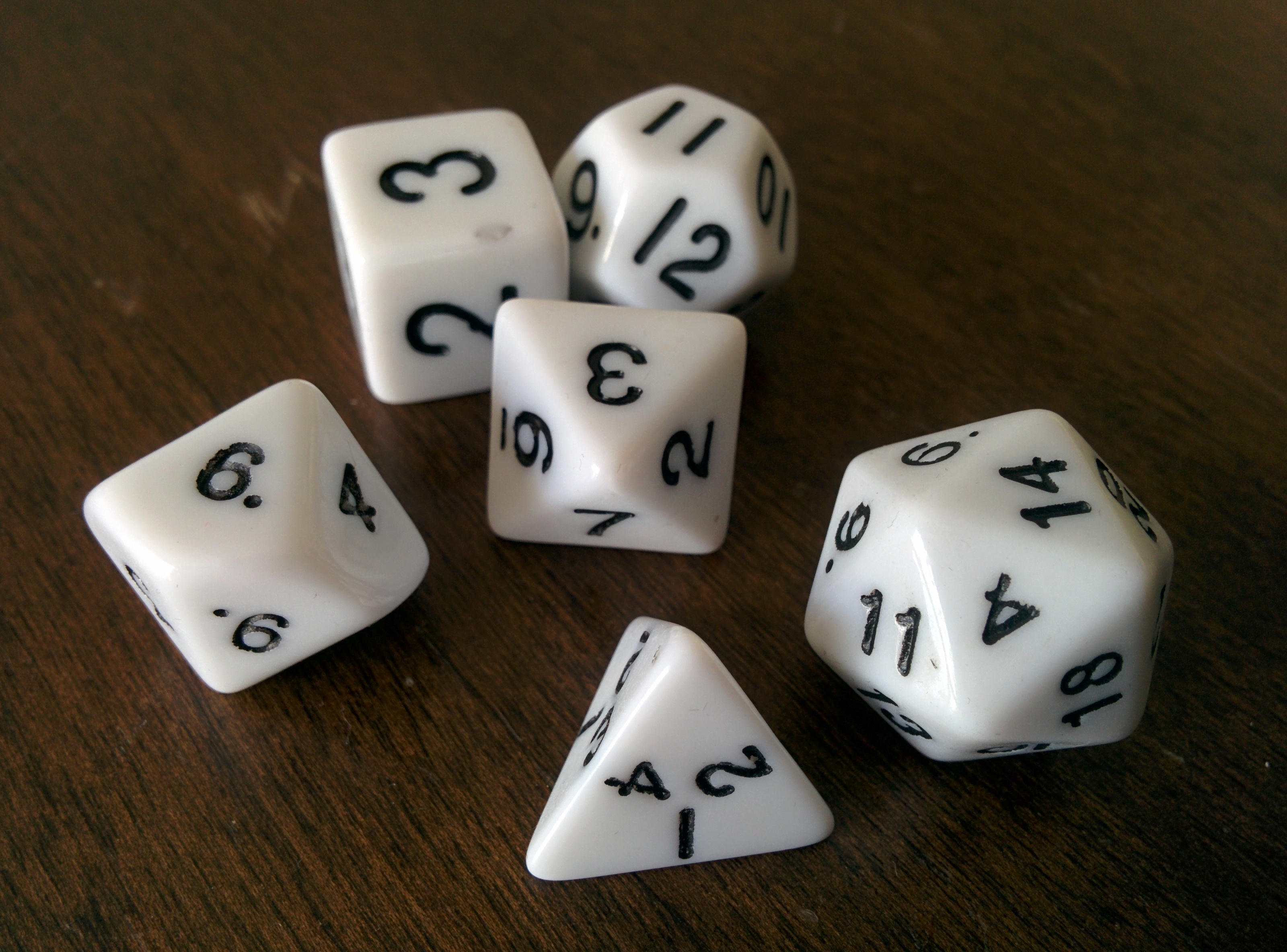 Polyhedral RPG dice